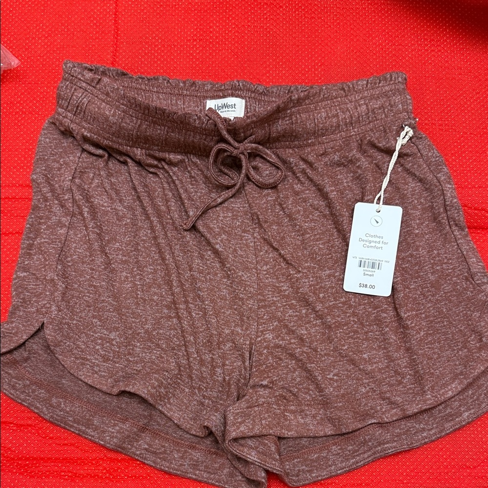 UpWest Women's Athletic Shorts in Brown